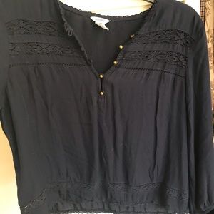 Navy Blue Top